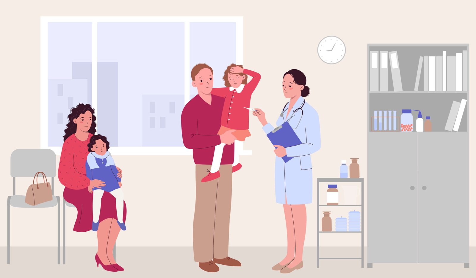 2212.q893.005.S.m009.c10.sick child flat illustration